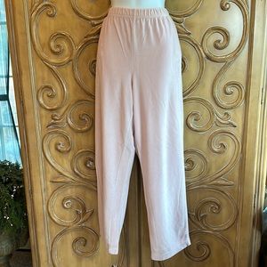 Saks Real Clothes pink velour pants